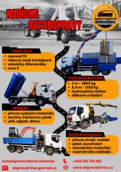 Inzerát č. 140424 - Nákladní autodoprava, hydraulická ruka, sklápěč, nosič ko...