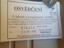Inzerát č. 138401 - Prodám elektro rozvaděč jednofázový + jističe. Dobrý stav...